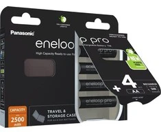 Panasonic Eneloop Pro AA / R6 2500mAh baterija 4 vnt.