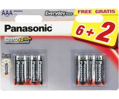Panasonic Baterija Everyday Power AAA / R03 8 vnt.