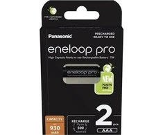 Panasonic Baterija Enloop AAA / R03 930mAh 2 vnt.