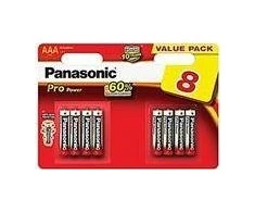 Panasonic PANASONIC Alkalikcé baterijos Pro Power LR03PPG / 8BW AAA 1,5V (BLISTR 8ks) (80265909) - 847081