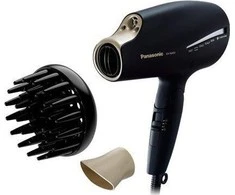 Panasonic | Plaukų džiovintuvas | EH-NA9J-K825 Nanoe | 1800 W | Number of temperature settings 4 | Diffuser nozzle | Juodas/Gold