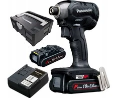 Panasonic Smūginis vairuotojas 18V EY76A1 + Systainer + 2x 3.0Ah + įkroviklis