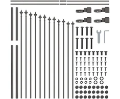 Sodo tvora 7 pcs Pilka 170 x 140 cm