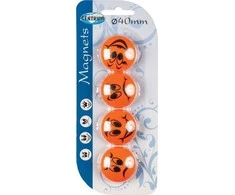 Magnetai Centrum Europa, Ø 40 mm, 4 vnt