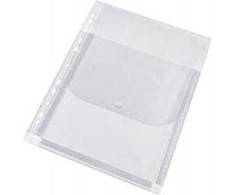 Praplečiamos įmautės su atvaru Panta Plast, A4, 10 vnt., skaidrios 2410-027