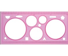 Centrum Trafaretas 84823 su apskritimais, 20cm