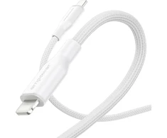 Panzer Glass Kabelis USB PanzerGlass USB-A - Lightning 1.2 m Baltas (EM41725)