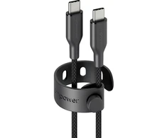 Panzer Glass Kabelis USB PanzerGlass USB-C - USB-C 2 m Juodas (EM94057)