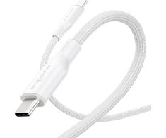 Panzer Glass Kabelis USB PanzerGlass USB-C - USB-C 1.2 m Baltas (EM77569)