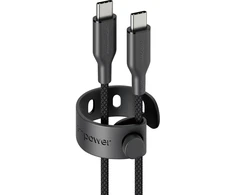 Panzer Glass Kabelis USB PanzerGlass USB-C - USB-C 2 m Juodas (EM32448)