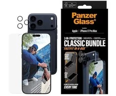 Panzer Glass „PanzerGlass 2-in-1“ klasikinis rinkinys | Ekrano apsauga / objektyvo apsauga | „Apple“ | „iPhone 17 Pro Max“ | Skaidri