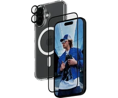 Panzer Glass PanzerGlass Bundle 3in1 Apple iPhone 16 6.1" D3O kietas dėklas + ekrano apsauga UWF+ objektyvas B1291+2861+1283