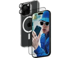 Panzer Glass PanzerGlass Bundle 3in1 Apple iPhone 16 Pro 6.3" D3O kietas dėklas + ekrano apsauga UWF+ objektyvas B1292+2862+1284