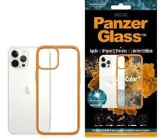 Panzer Glass PANZERGLASS CLEAR CASE IPHONE 12 PRO MAX ANTIBACTERIAL Oranžinis
