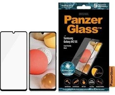 Panzer Glass PanzerGlass E2E Super+ Samsung A42 5G A426Dėklas Friendly AntiBacterial juodos spalvos