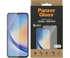 Panzer Glass PREMIUM TEMPERED biometrinio stiklo ekrano apsauga visas dangtelis, skirtas Samsung Galaxy A34 5G UWF