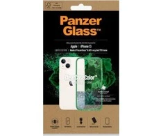 Panzer Glass PanzerGlass Clearantibacterial Military Grade certificate Apple iPhone 13 / 14 / 15 - dėklas telefonui skaidrus ir žalios spalvos