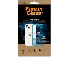 Panzer Glass PanzerGlass Clearantibacterial Military Grade certificate Apple iPhone 13 / 14 / 15 - dėklas telefonui skaidrus ir mėlynos spalvos
