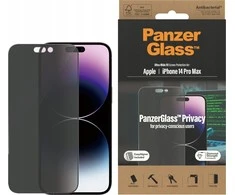 Panzer Glass PanzerGlass™ Privatumo ekrano apsauga Apple iPhone 14 Pro Max | Itin platus pritaikymas w. EasyAligner