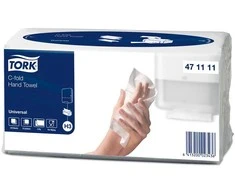 Rankšluostis Popieriniai rankšluoščiai TORK, 2 sl., 120 serv., 27.5 x 24 cm, nebalinti 471111