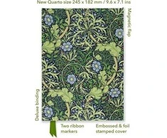 Paperblanks William Morris Seaweed Quatro Line nešiojamasis kompiuteris TW