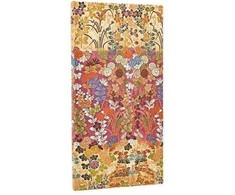 Bookshop 2026 Kara-ori Rožinė (Japanese Kimono) Slim 12-month Horizontal Hardcover Flexi Dayplanner 2026 (Elastic Band Closure)