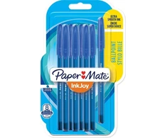 Papermate Paper Mate PAPER MATE Kugelschreiber InkJoy 100 Kappe 8St. M Blau