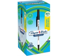 Papermate Paper Mate PAPER MATE Kugelschreiber Kilometrico Reycled M juodas 50er Faltschachtel