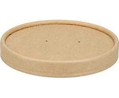 Multi Paplåg Verive Ø 96 mm do kubka soup-to-go papier/PLA ruda 25 stk/ps - (25 stk.)