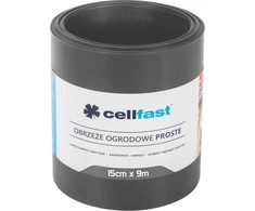 Obrzeże „Cellfast“ grafitinis sodo apvadas, 15 cm x 9 m, tiesus