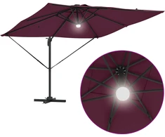 Roma Parasol Raudona 286 x 284 x 270 cm