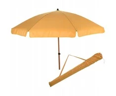 Ambiance Sodo Parasol 200 cm - Geltonas, reguliuojamo aukščio, stabilus