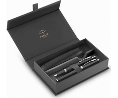 Parker 2214457, Juoda, 2 vnt., Tušinukas + Plunksnakotis