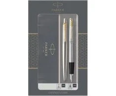Parker Rinkinys: Plunksnakotis + Tušinukas Jotter Stainless Steel CT - 2093258