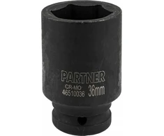 Partner 3/4" 36 mm gylio smūginis lizdas (6 taškų)