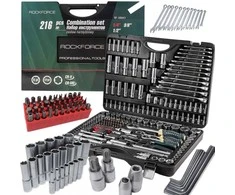Partner Įrankių rinkinys 216el. 1/4", 3/8", 1/2" (6-kątnych) (4-32mm) PREMIUM