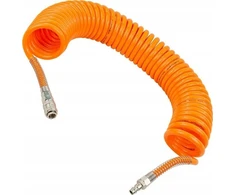 Partner Poliuretano spiralinė žarna 8mm x 10m su 1/4" greitosiomis jungtimis (maks. slėgis 15bar)