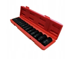 „Partner“ smūginių galvučių rinkinys 1/2 colio, 14 dalių (11–32 mm) (6 kampų)