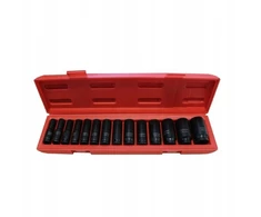 „Partner“ smūginių galvučių rinkinys 1/2 colio, 14 dalių (11–32 mm) (6 kampų)