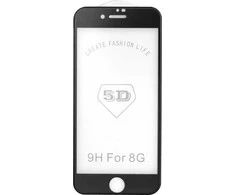 Oem 5D Full Glue Apsauginis stiklas - skirta iPhone 13 / 16e (SE 4 2025) (MATTE) juodas
