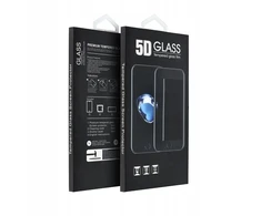 OEM 5D visiškai klijuojamas grūdintas stiklas - iPhone 17 Pro (MATINIS) juodas