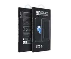 Partner Telecom FULL 5D visiškai klijuojamas grūdintas stiklas – juodas, skirtas „Samsung Galaxy A17 4G / A17 5G“