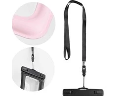 Oem Vandeniui atsparus dėklas telefonui with plastikas closing AIRBAG pink