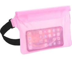Oem Atsparus vandeniui bag for mobile phone with belt clip rose