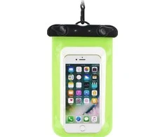 Oem Atsparus vandeniui bag for mobile phone with plastikas closing žalias