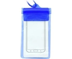Oem Vandeniui atsparus dėklas telefonui with zipper closing mėlynas