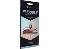 LCD apsauginis stikliukas Bestsuit Flexible Hybrid Glass 5D Apple iPhone 12 Mini pritaikytas dėklui juodas