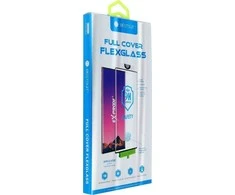 Bestsuit Flexible Hybrid Glass 5D skirtas Samsung Galaxy S20FE juodas (Hot Bending) – veikiantis pirštų atspaudų skaitytuvas