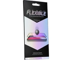 LCD apsauginis stikliukas Bestsuit Flexible Hybrid Glass 5D Apple iPhone 7/8 pritaikytas dėklui juodas