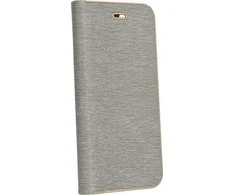 Dėklas Oem Flip case for Huawei P20 LITE Luna Book Gold sidabrinis